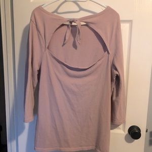 Open Back Sweater
